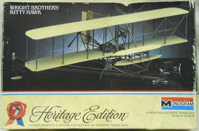 Monogram 1/40 Wright Brothers Kitty Hawk - Flyer I - Heritage Edition Issue, 6057 plastic model kit
